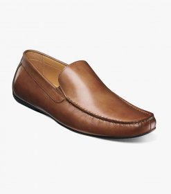 Florsheim Men's Dubino Moc Toe Venetian Slip On - Cognac Florsheim Men's Dubino Moc Toe Venetian Slip On - Cognac