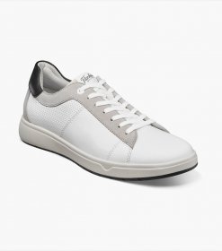 Florsheim Men's Heist Lace To Toe Sneaker - Black w/White Florsheim Men's Heist Lace To Toe Sneaker - Black w/White