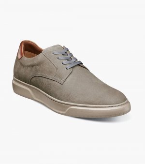 Florsheim Men's Premier Plain Toe Lace Up Sneaker - Gray