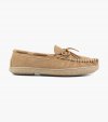 Florsheim Men's Cozzy Moc Toe Tie Slipper - Sand