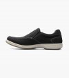 Florsheim Men's Lakeside Canvas Moc Toe Slip On - Black