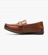 Florsheim Jasper Jr. Boys Moc Toe Bit Loafer - Saddle Tan