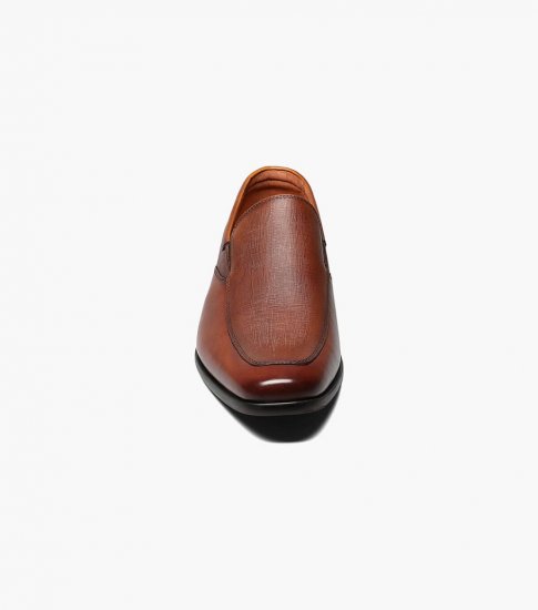 Florsheim Men's Postino Moc Toe Venetian Slip On - Cognac - Click Image to Close