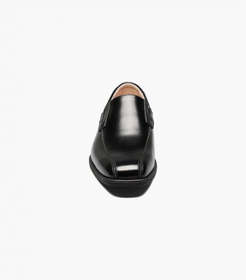 Florsheim Reveal Jr. Boys Bike Toe Slip On - Black - Click Image to Close