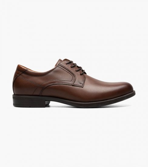 Florsheim Men's Midtown Plain Toe Oxford - Cognac - Click Image to Close