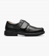 Florsheim Berwyn Jr. II Boys Moc Toe Strap - Black