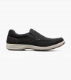 Florsheim Men's Lakeside Canvas Moc Toe Slip On - Black