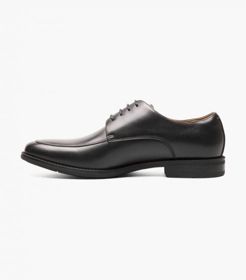 Florsheim Men's Santucci Moc Toe Oxford - Black - Click Image to Close