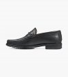 Florsheim Men's Palace Moc Toe Strap Loafer - Black