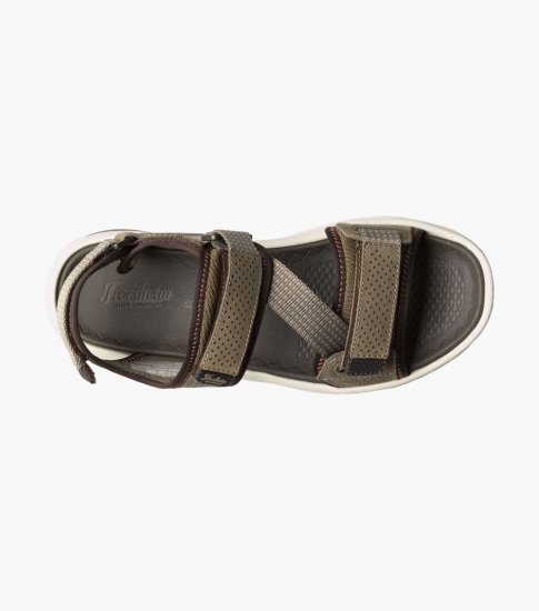 Florsheim Men's Tread Lite River Sandal - Taupe - Click Image to Close