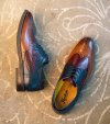 Florsheim Men's Uptown Spicy Wingtip Oxford - Cognac Multi