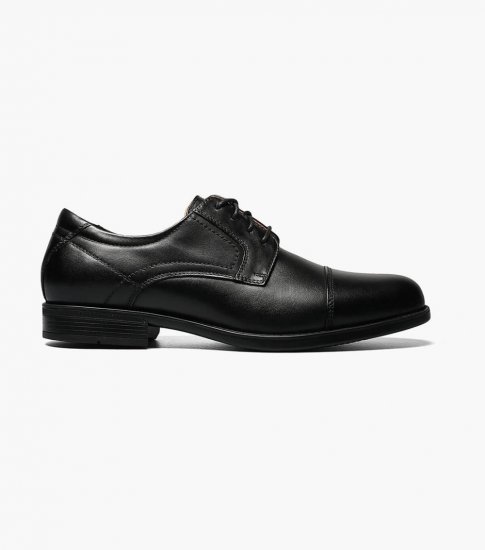 Florsheim Men's Center Cap Toe Oxford - Black - Click Image to Close