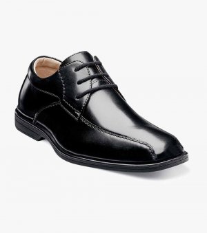 Florsheim Reveal Jr. Boys Bike Toe Oxford - Black