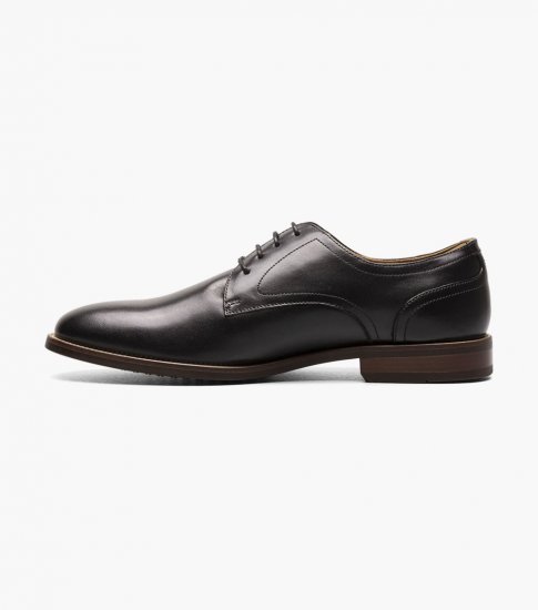 Florsheim Men's Rucci Plain Toe Oxford - Black - Click Image to Close