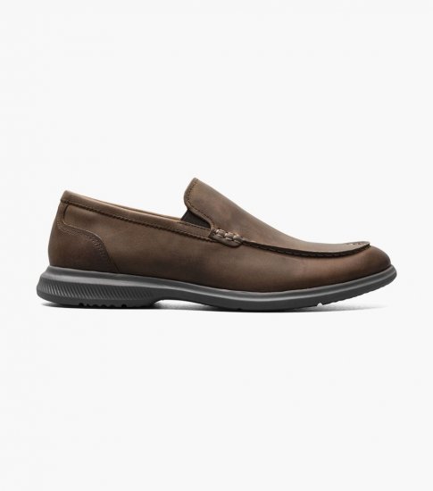 Florsheim Men's Hamptons Moc Toe Venetian Loafer - Brown CH - Click Image to Close