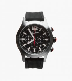 Florsheim Edwin Chronograph Stainless Steel Watch - Scarlet Florsheim Edwin Chronograph Stainless Steel Watch - Scarlet