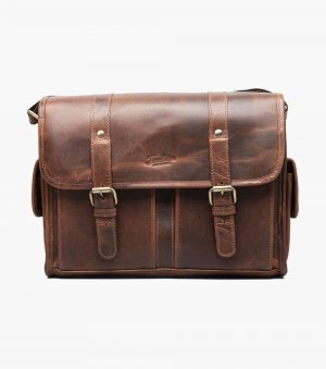 Florsheim Amadeo Camera Bag - Brown