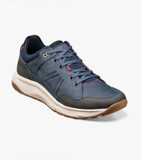 Florsheim Men's Tread Lite Moc Toe Lace Up Sneaker - Navy