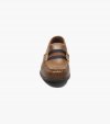 Florsheim Jasper Jr. Boys Moc Toe Strap Loafer - Saddle Tan