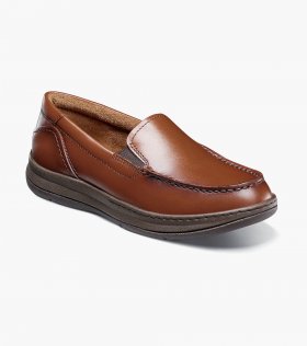 Florsheim Central Jr. Moc Toe Venetian Loafer - Cognac