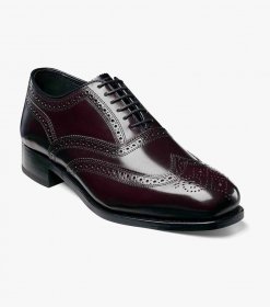 Florsheim Men's Lexington Wingtip Oxford - Burgundy