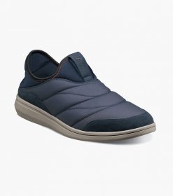 Florsheim Men's Sportie Nylon Moc Toe Slip On - Navy