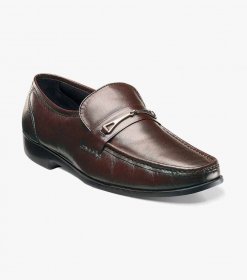 Florsheim Men's Rovito Moc Toe Bit Loafer - Brown