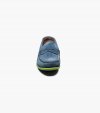 Florsheim Jasper Jr. Boys Moc Toe Penny Driver - Blue Suede