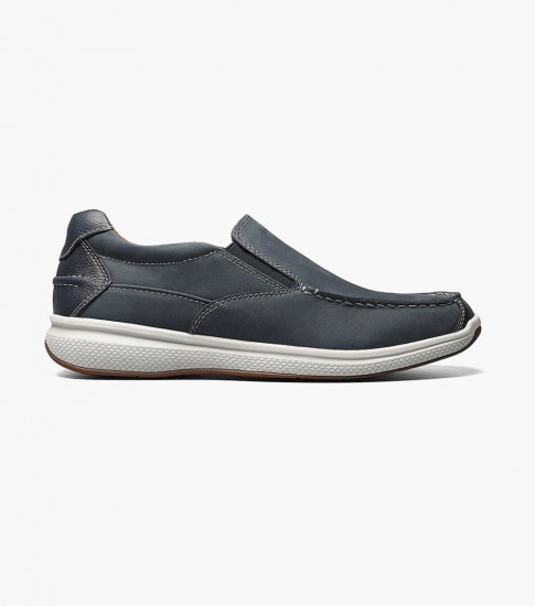 Florsheim Men's Great Lakes Moc Toe Slip On - Indigo - Click Image to Close