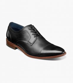 Florsheim Men's Flex Cap Toe Oxford - Black Florsheim Men's Flex Cap Toe Oxford - Black