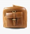 Florsheim Candemir Genuine Leather Travel Bag - Cognac