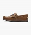 Florsheim Jasper Jr. Boys Moc Toe Strap Loafer - Saddle Tan