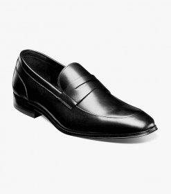 Florsheim Men's Jetson Moc Toe Penny Loafer - Black  Florsheim Men's Jetson Moc Toe Penny Loafer - Black