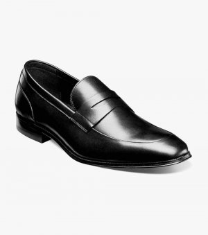 Florsheim Men's Jetson Moc Toe Penny Loafer - Black