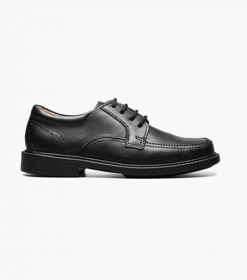 Florsheim Billings Jr. II Boys Moc Toe Oxford - Black - Click Image to Close