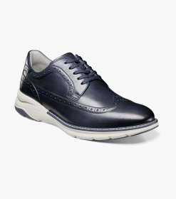 Florsheim Men's Frenzi Wingtip Oxford - Navy Florsheim Men's Frenzi Wingtip Oxford - Navy