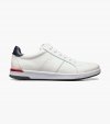 Florsheim Men's Crossover Lace To Toe Sneaker - White