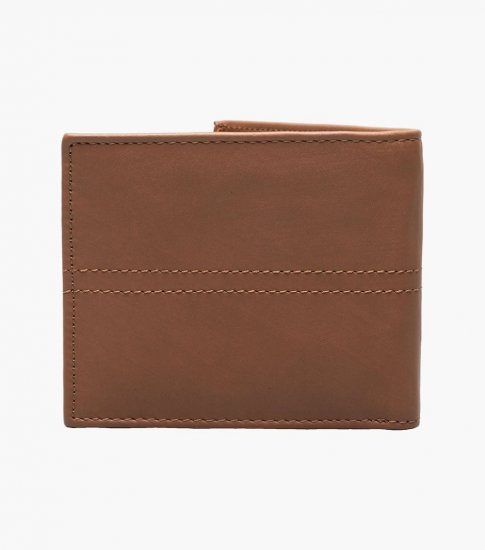 Florsheim Lewis Bi-Fold Wallet - Cognac - Click Image to Close