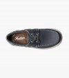 Florsheim Croquet Jr. Boys Moc Toe Boat Shoe - Navy Nubuck