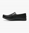 Florsheim Jasper Jr. Boys Moc Toe Venetian Loafer - Black