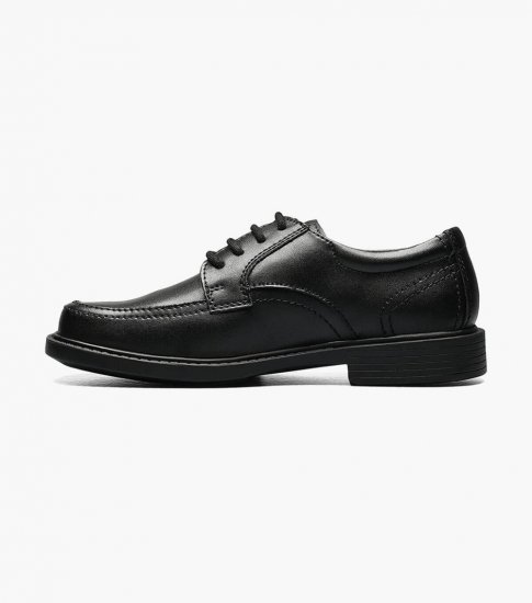 Florsheim Billings Jr. II Boys Moc Toe Oxford - Black - Click Image to Close