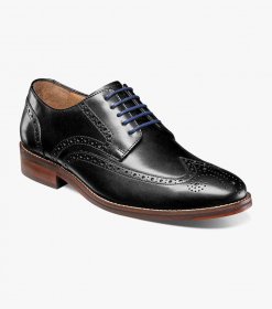 Florsheim Men's Salerno Wingtip Oxford - Black Florsheim Men's Salerno Wingtip Oxford - Black