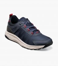 Florsheim Men's Tread Lite Mesh Moc Toe Lace Up Sneaker - Navy