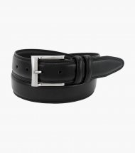 Florsheim Martin XL Pebble Grain Leather Belt - Black