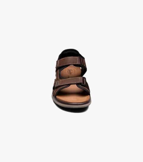 Florsheim Men's Venture River Sandal - Brown CH - Click Image to Close