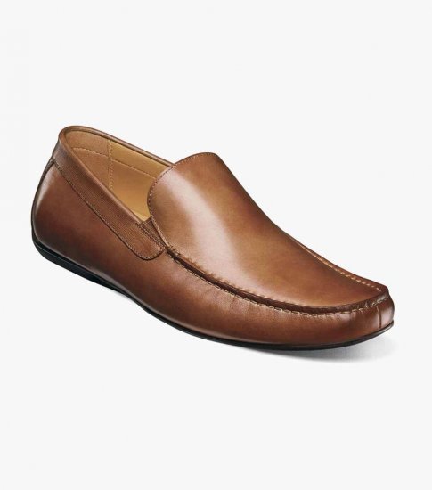 Florsheim Men's Dubino Moc Toe Venetian Slip On - Cognac - Click Image to Close