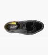 Florsheim Men's Premier Wingtip Lace Up Sneaker - Black Patent