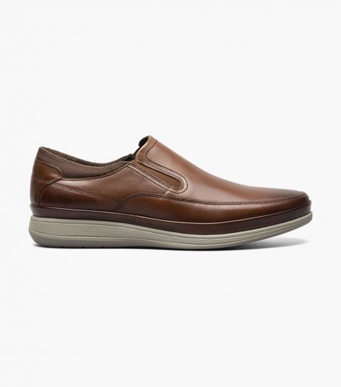 Florsheim Men's Motion Moc Toe Slip On - Cognac - Click Image to Close