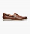 Florsheim Men's Atlantic Moc Toe Boat Shoe - Cognac