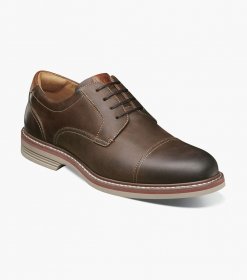 Florsheim Men's Norwalk Cap Toe Oxford - Brown CH Florsheim Men's Norwalk Cap Toe Oxford - Brown CH